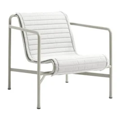 HAY Seat Cushions & Pads*Palissade High Quilted lounge chair cushion, Sky , for lounge chair high Grey