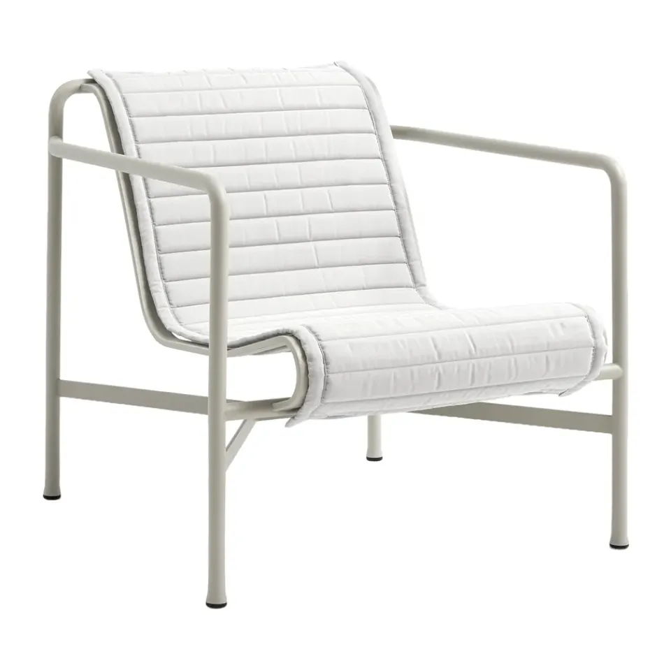 HAY Seat Cushions & Pads*Palissade High Quilted lounge chair cushion, Sky , for lounge chair high Grey