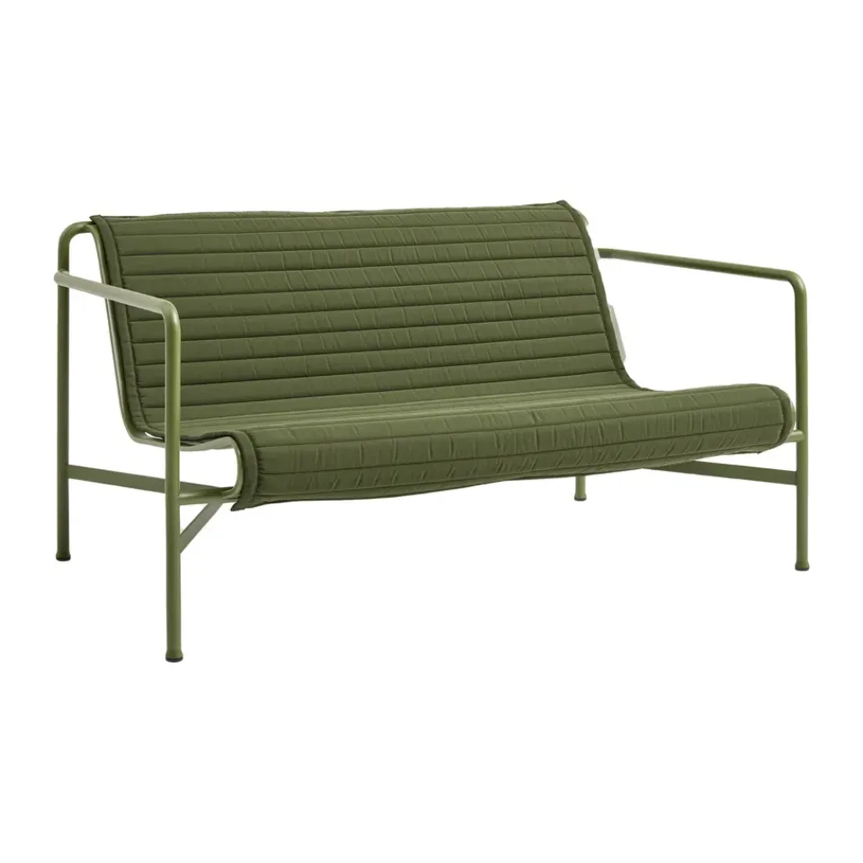 HAY Garden Details & Accessories|Seat Cushions & Pads*Palissade Lounge Quilted sofa cushion, Olive, for lounge sofa Green