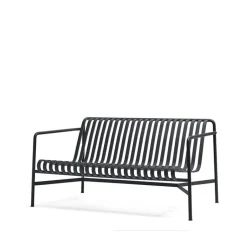 HAY Outdoor Lounge Furniture|Garden Sofas & Garden Benches*Palissade lounge sofa, Anthracite BlackGrey