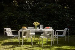 HAY Outdoor Lounge Furniture*Palissade Low lounge chair, Sky Grey