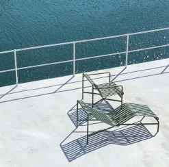 HAY Outdoor Lounge Furniture*Palissade Low lounge chair, Olive Green