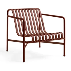 HAY Outdoor Lounge Furniture*Palissade Low lounge chair, Iron Red