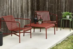 HAY Outdoor Lounge Furniture*Palissade Low lounge chair, Iron Red