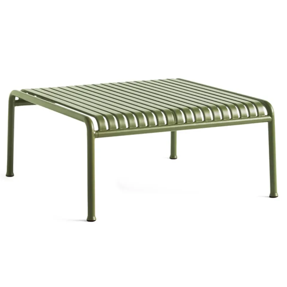 HAY Table For Outdoor Use|Outdoor Lounge Furniture*Palissade Low Table 81.5x86x38 cm, Olive Green
