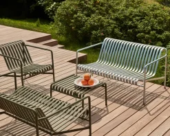 HAY Seating*Palissade Ottoman footstool, Olive Green