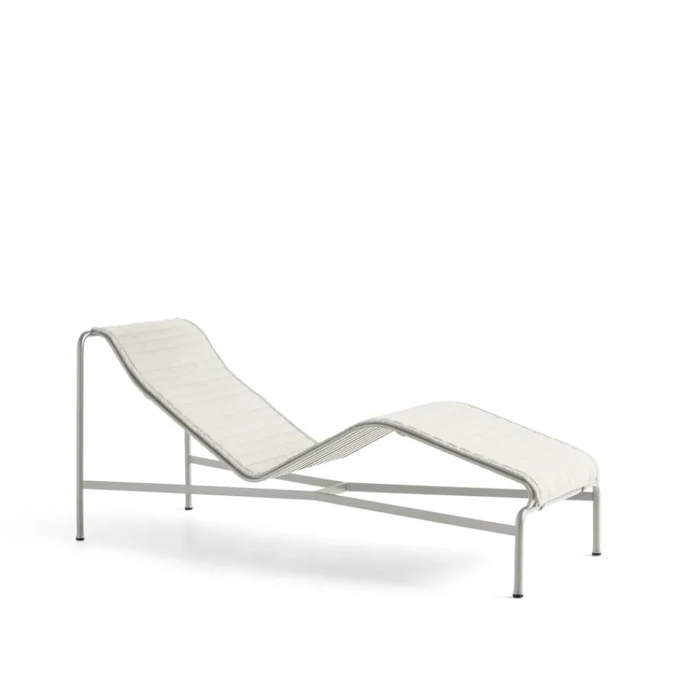 HAY Seat Cushions & Pads*Palissade Quilted chaise lounge cushion, Sky Grey