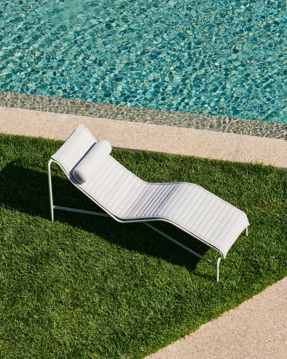 HAY Seat Cushions & Pads*Palissade Quilted chaise lounge cushion, Sky Grey