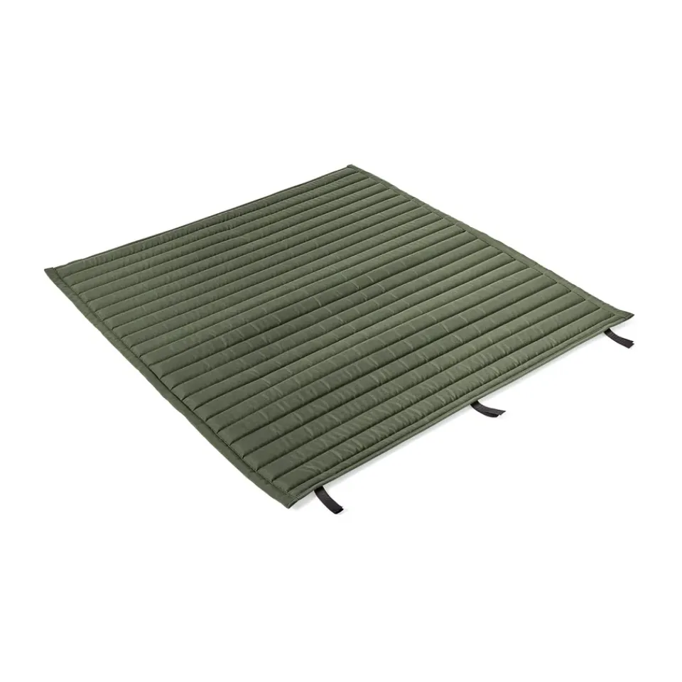 HAY Garden Details & Accessories|Seat Cushions & Pads*Palissade Quilted cushion, Olive, for Dining bench Green