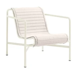 HAY Seat Cushions & Pads*Palissade Quilted cushion, Sky , for lounge chair low Grey