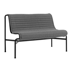 HAY Seat Cushions & Pads*Palissade Quilted cushion, Anthracite, for Dining bench BlackGrey