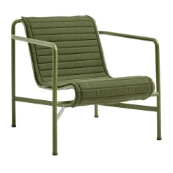 HAY Seat Cushions & Pads*Palissade Quilted cushion, Olive, for lounge chair low Green