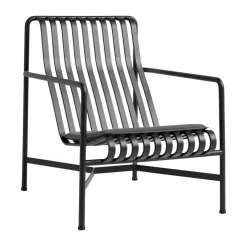 HAY Seat Cushions & Pads*Palissade seat pad for lounge chair high & low, Anthracite BlackGrey