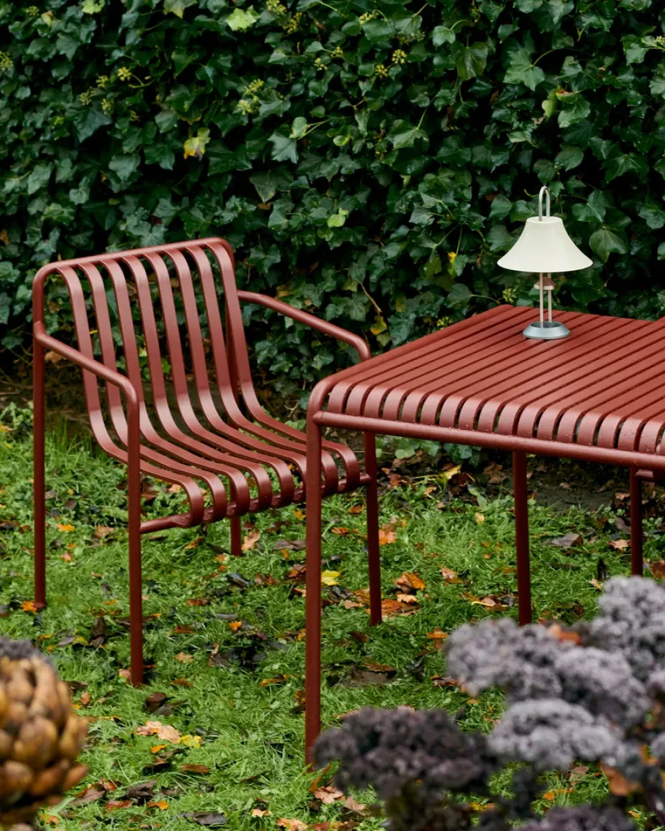 HAY Table For Outdoor Use*Palissade table 82.5x90 cm, Iron Red