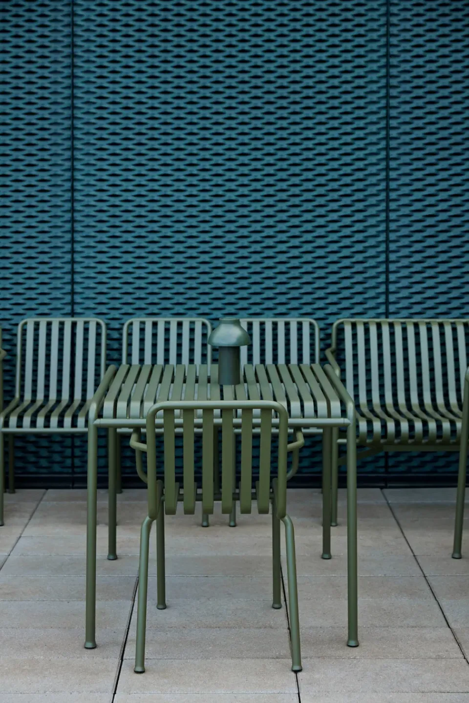 HAY Table For Outdoor Use*Palissade table 82.5x90 cm, Olive Green