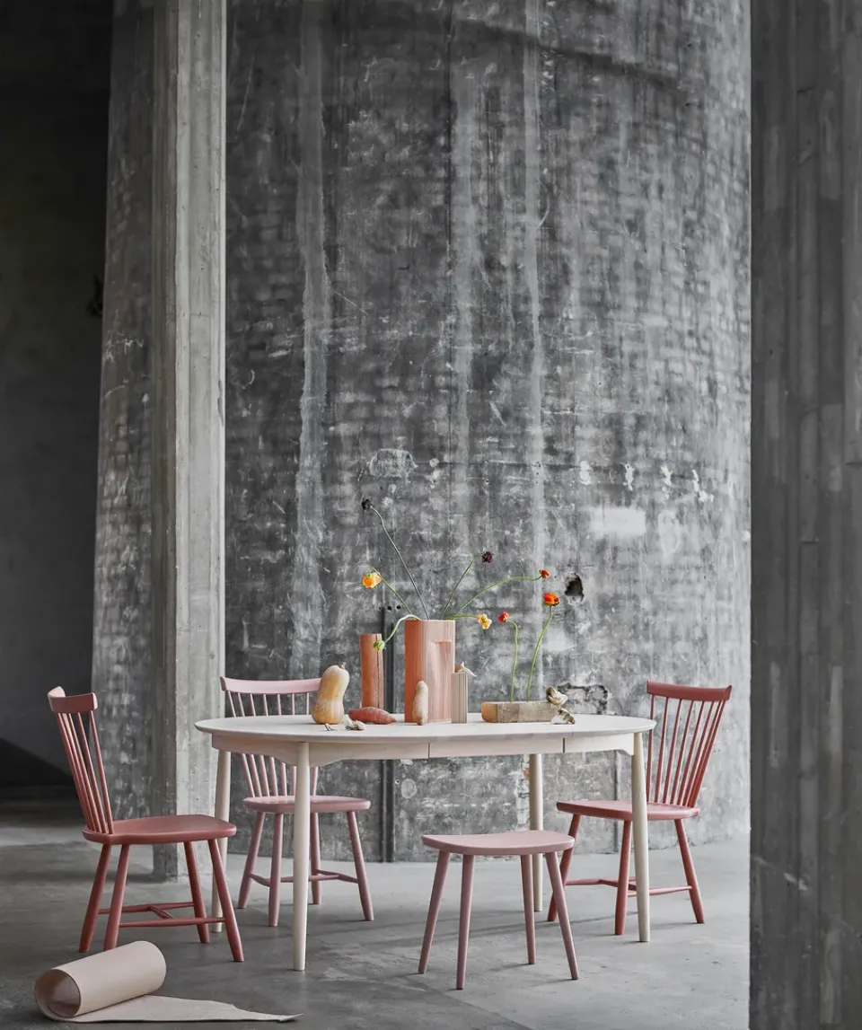 Stolab Stools*Palle stool, Malva 27 Pink