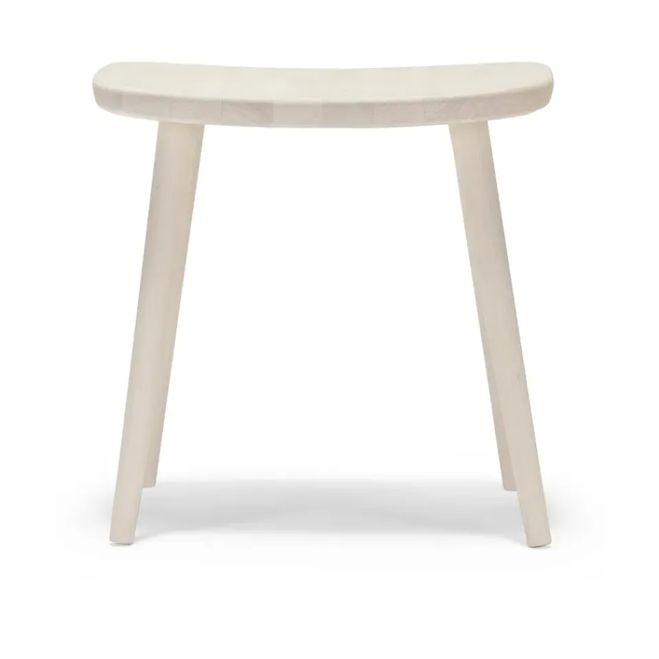 Stolab Stools*Palle stool, White oiled Beige