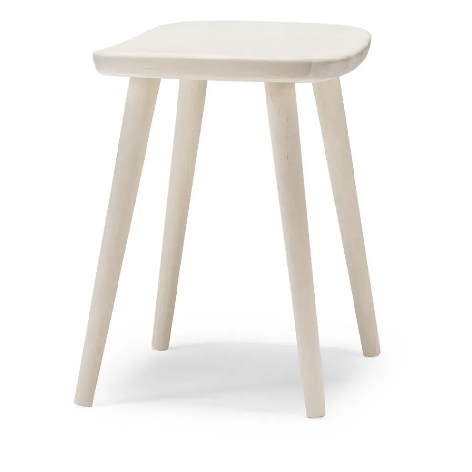 Stolab Stools*Palle stool, White oiled Beige