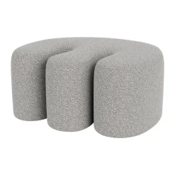 Hem Sitting Poufs*Palma pouf Medium 70x92 cm, Pebble Grey