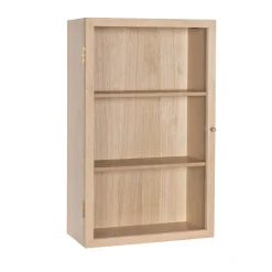 Hübsch Display & Glass Cabinets*Panorama wall cabinet, Oak Beige