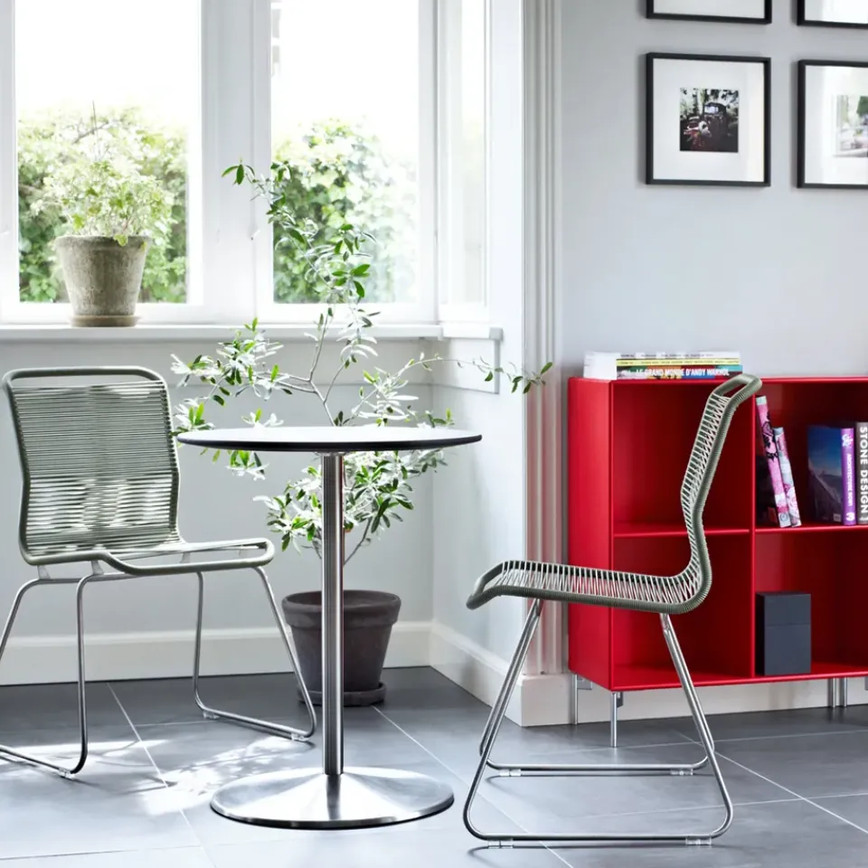 Montana Chairs*Panton One chair, Holmes, stainless steel Green