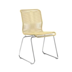 Montana Chairs*Panton One chair, Vincent, stainless steel Yellow
