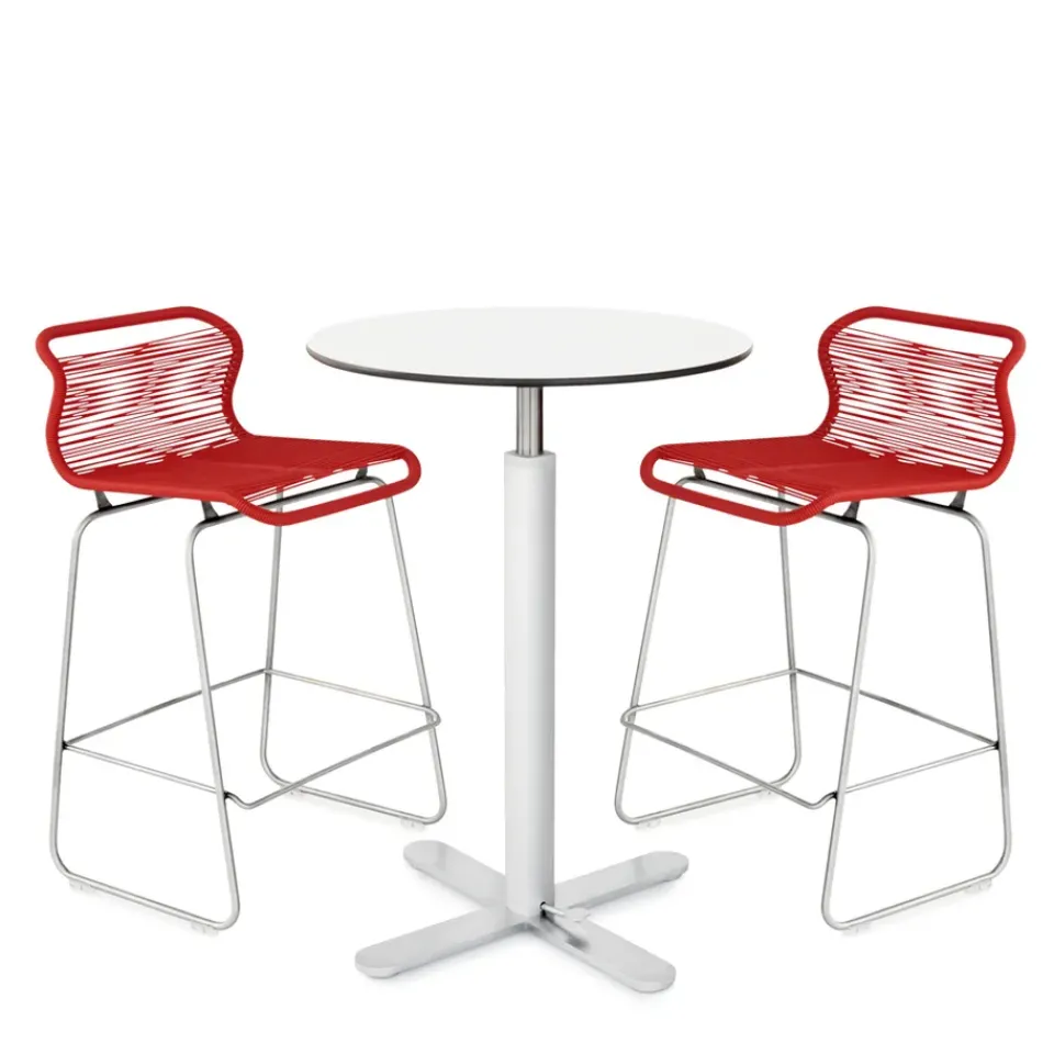 Montana Bar Stools*Panton One kitchen barstool, Duke, stainless steel Grey