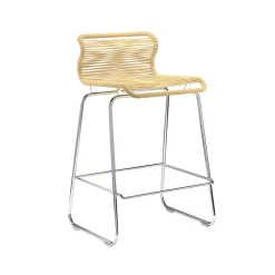 Montana Bar Stools*Panton One kitchen barstool, Vincent, stainless steel Yellow