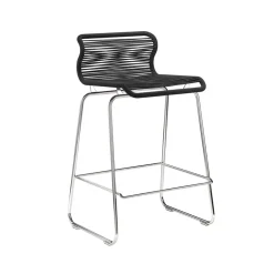 Montana Bar Stools*Panton One kitchen barstool, Clark, stainless steel Black