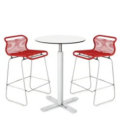 Montana Bar Stools*Panton One kitchen barstool, Marylinn, stainless steel Turquoise