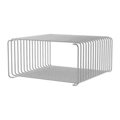 Montana Shelves & Shelving Systems*Panton Wire Half Height shelf 34.8x17.2x34.8 cm, Chrome Silver-coloured