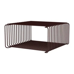 Montana Shelves & Shelving Systems*Panton Wire Half Height shelf 34.8x17.2x34.8 cm, Black Red