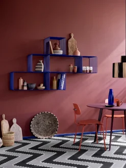 Montana Shelves & Shelving Systems*Panton Wire Single shelf 34,8x34,8x34,8 cm, Monarch Blue