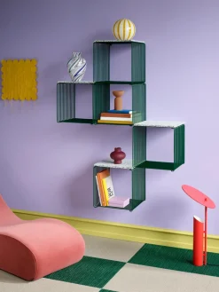 Montana Shelves & Shelving Systems*Panton Wire Single shelf 34,8x34,8x34,8 cm, Pine Green