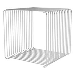 Montana Shelves & Shelving Systems*Panton Wire Single shelf 34,8x34,8x34,8 cm, Chrome Silver-coloured