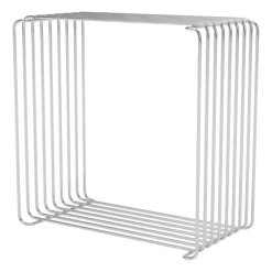 Montana Shelves & Shelving Systems*Panton Wire Single shelf 34,8x34,8x18,8 cm, Chrome Silver-coloured