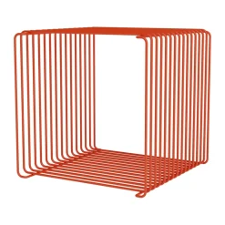 Montana Shelves & Shelving Systems*Panton Wire Single shelf 34,8x34,8x34,8 cm, Rosehip Red