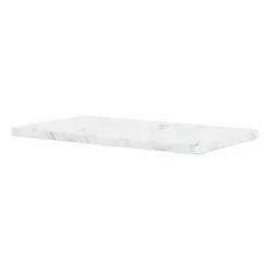 Montana Shelves & Shelving Systems*Panton Wire tabletop 18.8x34.8 cm, marble White