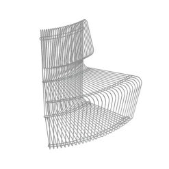 Montana Garden Sofas & Garden Benches|Outdoor Lounge Furniture*Pantonova module sofa, Stainless steel, concave Grey