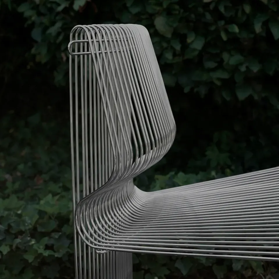 Montana Garden Sofas & Garden Benches|Outdoor Lounge Furniture*Pantonova module sofa, Stainless steel, concave Grey