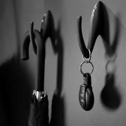 Essem Design Clothes Hooks & Hangers*Papa clothes hook, , structure Black