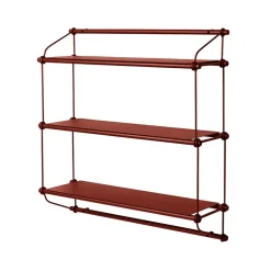Warm Nordic Shelves & Shelving Systems*Parade shelf, Oxide , 3 shelves Red