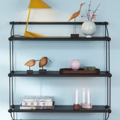 Warm Nordic Shelves & Shelving Systems*Parade shelf, Oxide , 3 shelves Red