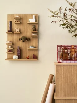 Ferm Living Shelves & Shelving Systems*Parade wall-mounted shelf 60 cm, Oiled oak Brown