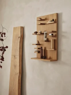 Ferm Living Shelves & Shelving Systems*Parade wall-mounted shelf 60 cm, Oiled oak Brown