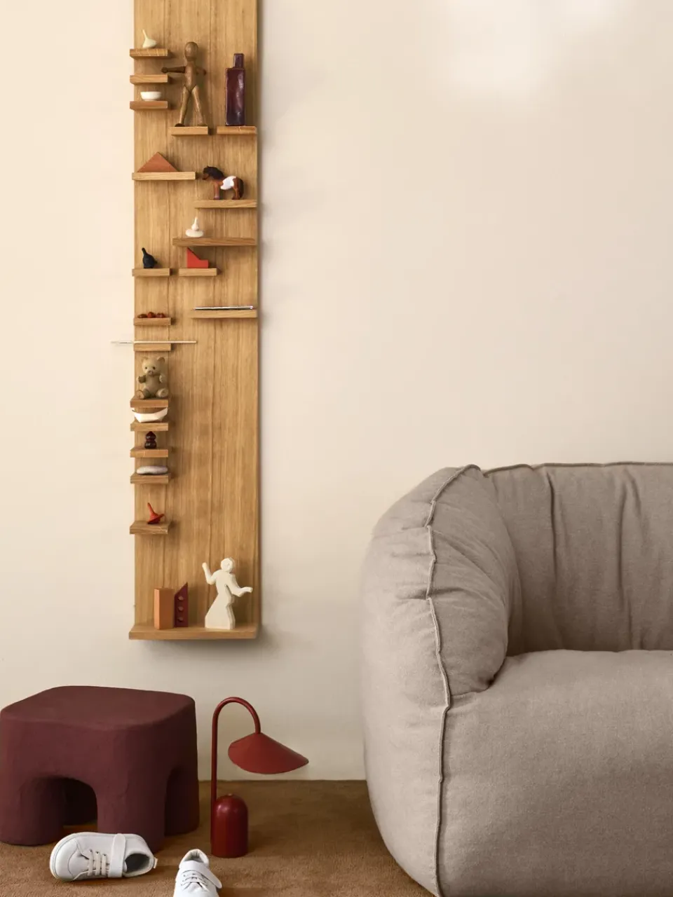 Ferm Living Shelves & Shelving Systems*Parade wall-mounted shelf 140 cm, Oiled oak Brown