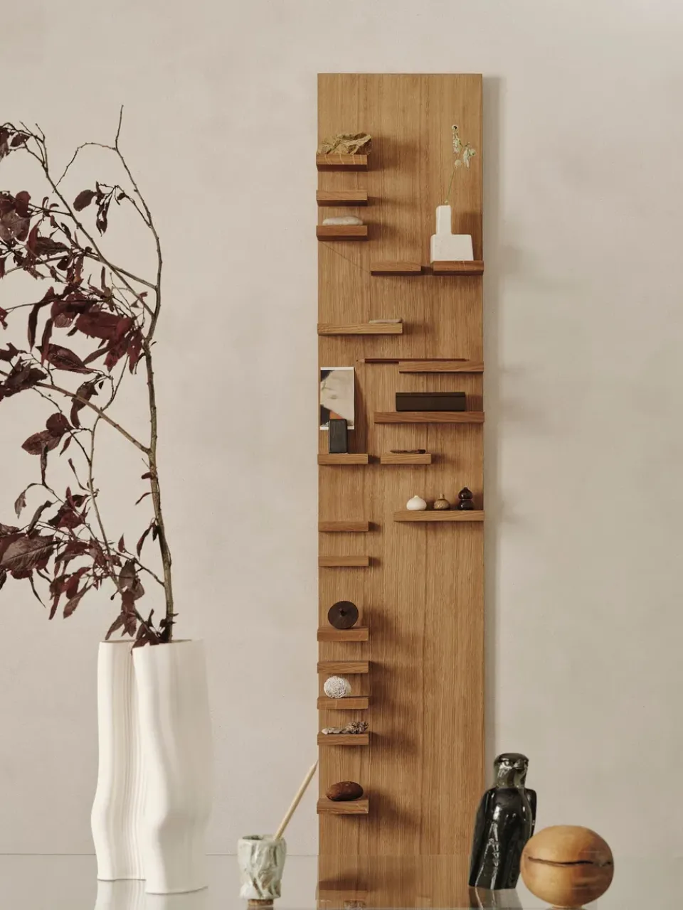 Ferm Living Shelves & Shelving Systems*Parade wall-mounted shelf 140 cm, Oiled oak Brown