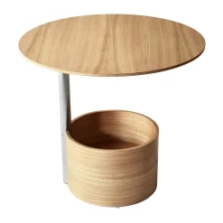 Maze Coffee Tables*Parasol S coffee table Ø50 cm, Oak Brown