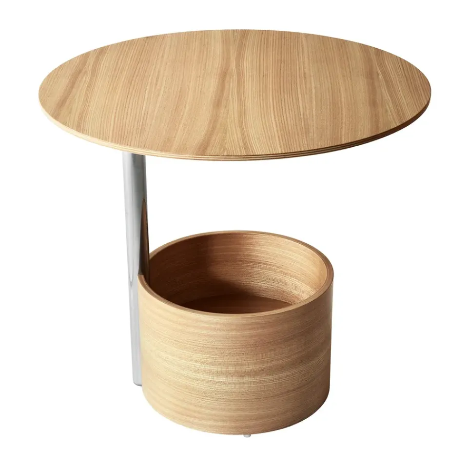 Maze Coffee Tables*Parasol S coffee table Ø50 cm, Oak Brown