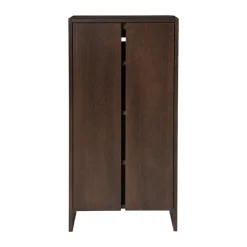 Ferm Living Display & Glass Cabinets*Parcel cabinet, Dark stained oak, 55x30x110 cm Brown